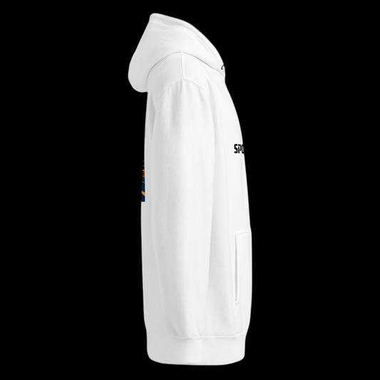 LICKD. Spoolwear Collective Late Night Lift Club Hoodie - White