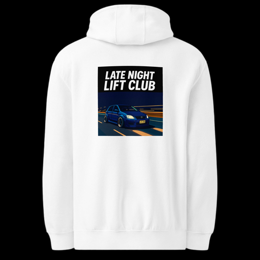 LICKD. Spoolwear Collective Late Night Lift Club Hoodie - White