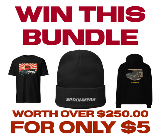 “$5 Spoolwear Giveaway Ticket”.